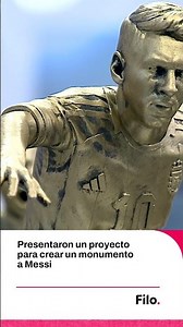 Project proposed to create a monument to Messi