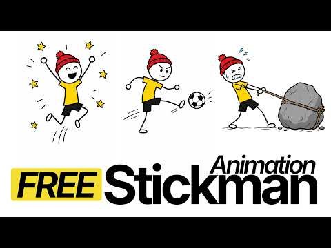 How to Create Stickman Animation with AI 100% FREE ( Claude Method )