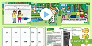 Adjacent Consonants Phonics Lesson Pack - Level 4 Week 3 Lesson 2