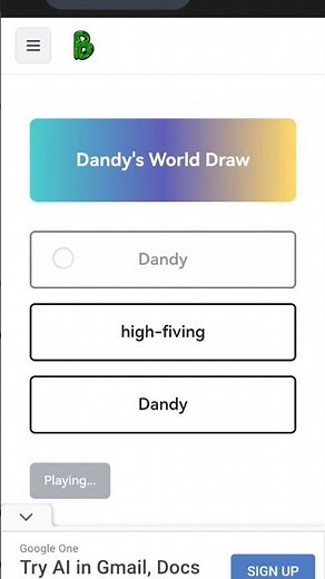 Dandy's World draw generator pt. 2 with a different generator
