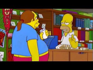 The Simpsons - Homer eats Amazing Spiderman comic (S12Ep05)