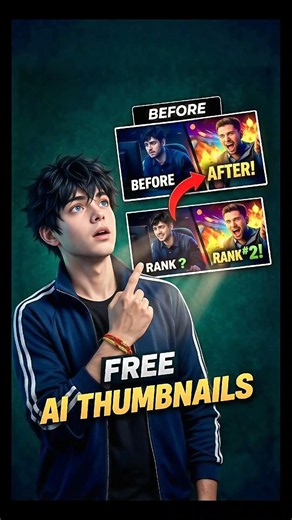 Free AI Tool Se CTR Boost Thumbnail 🔥