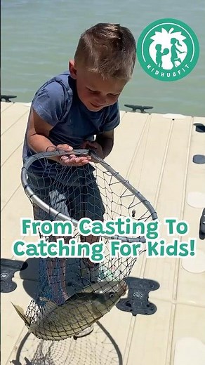 🎣 Teach Kids to Cast a Fishing Rod, Reel in Fish, Learn Life Skills & Family Fun!