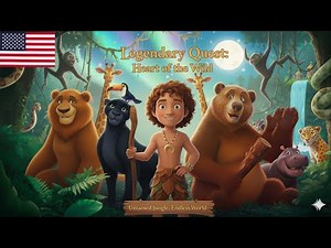 The Jungle Book Mowgli 🌴3D 4K Bedtime Stories for Kids in English #animation #cartoon #kids #mowgli