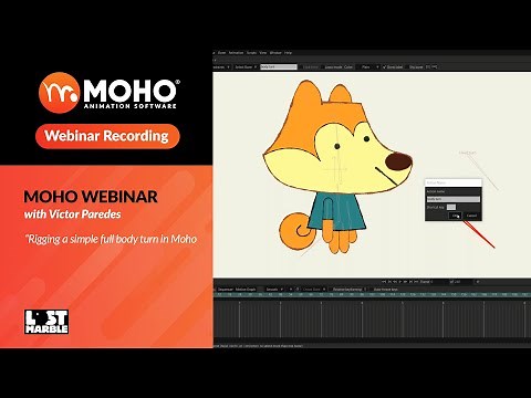 Webinar – Rigging a simple 360º full body turn in Moho with Víctor Paredes