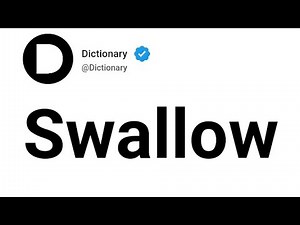 Swallow Meaning In English