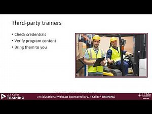 Webinar: Forklift Operator Training: It's More than Just an OSHA Regulation