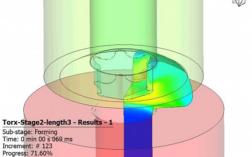 Simufact Forming 模具应力分析