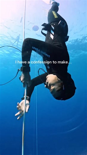 Immy & Joe 💙 Freedivers on Instagram: "I wish I didn’t 😭 Really want to get used to diving with the nose clip but every attempt just feels so uncomfortable, I can’t get past 15m! I don’t feel relaxed and hate the feeling on the way up, and yes I am trying to inhale the expanding air on ascent. 💬💡Does anyone have any advice for me to get comfortable with it? I’m at 41m and I want to practice noseclip for when it can will in handy as I go deeper."