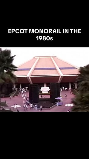 Epcot Monorail Ride in the 1980s ✨ #disney #retro #vintage #disneytiktok #disneyworld #waltdisneyworld #80s