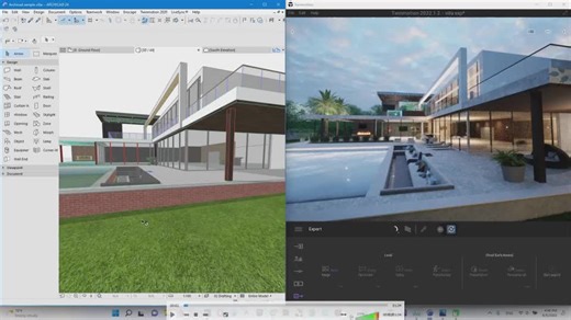 Archicad Twinmotion - Easy Archviz 251912657851 , 251922061984 #architects#architizer#architecturedesign #architectureproject #archdaily #arch