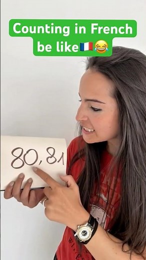 Counting in French be like… 😄🇫🇷