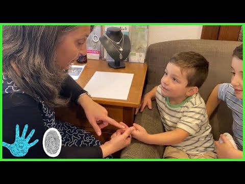Discover Fingerprints and Make Unique Fingerprint Jewelry 👋🏼 Fun Educational Video for Kids 👑