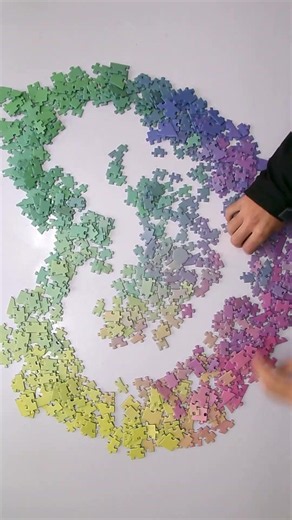 🎨🌈 Gradient Puzzle Art | Ravensburger Krypt 631🧩✨