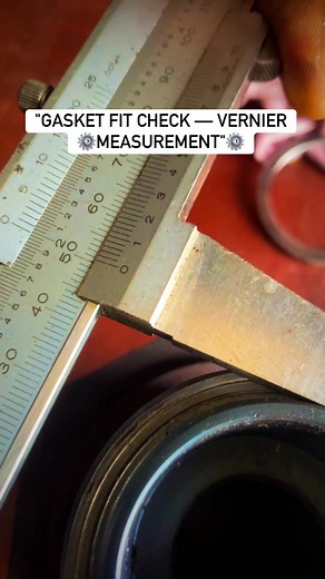 8.7K views · 40 reactions | 2'' Valve Gasket Fit Check! Bonnet outer diameter measured with a vernier for perfect sealing. Quick, accurate, essential. #Engineering #Mechanical #PlantTech | Power Plant Team | Facebook