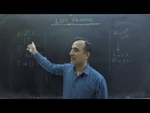 Examples of Left Factoring For Removing Common Prefixes from Context-Free Grammars