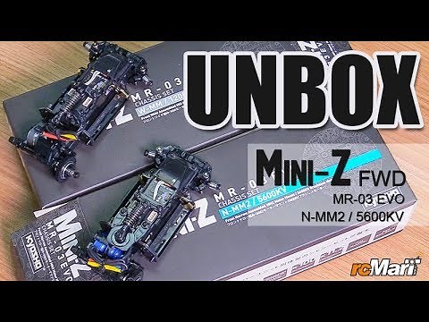 Kyosho Mini-Z Racer MR-03N-MM2 & MR-03W-MM Unbox! #32791 #32790
