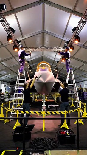 “Watch This Stealth Fighter Come to Life”#StealthJet #FutureJet #AviationWorld #MilitaryAviation