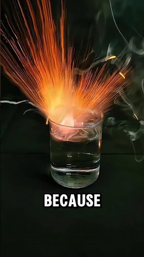 This Soft Metal Can Explode in Water?! 😳#shorts