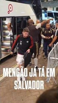 CHEGADA DO FLAMENGO EM SALVADOR PARA ENFRENTAR O VITÓRIA PELA COPA DO BRASIL #flamengo #mengão