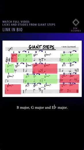 Giant Steps Harmony in 15 Seconds 🔥