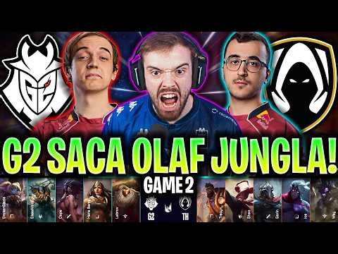 G2 SACA OLAF JUNGLA CONTRA HERETICS! 😱BRUTAL!🔥 | G2 vs TH Game 2 LEC 2026 ESPAÑOL IBAI COSTREAM