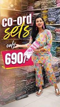 Trendy Co-Ord Sets at Just ₹690! 😍 | Stylish & Affordable Fashion | She Needs Saree World #shorts