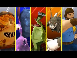 TMNT Legends Pizza Face, Leatherhead, Justin, Rahzar, Chris Bradford