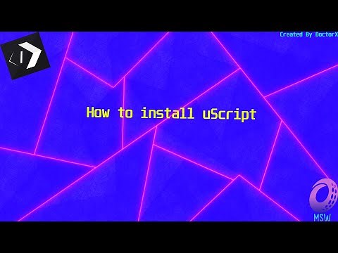 How to install uScript in your server! ACTIVE SUBTITLES!