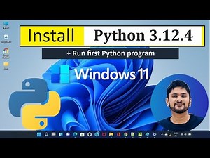 How to install Python 3.12.4 on Windows 11 | Amit Thinks