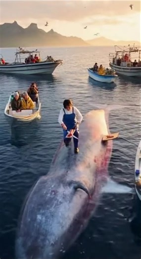 The Dead sperm whale and cutting for sushi food #short #cookingchallenge