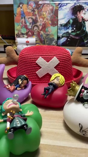 One Piece Figurine Showcase: Colorful Anime Collectibles