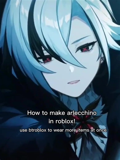 How to make arlecchino in roblox requested by @Kuni !#genshinimpact #roblox #robloxcosplay #arlecchino