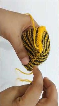 Wow Knitting Honey Bee Baby Booties