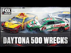 All the wrecks from 2026 Daytona 500 💥 NASCAR on FOX