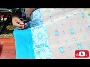 Saree Fall Stitching, How to Stitch saree fall, easy method