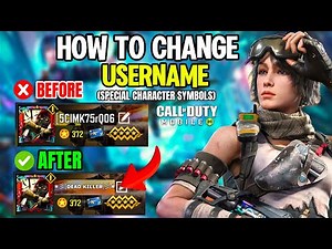 How to Change Your Username in COD MOBILE with Symbols & Invisible Space (2025 Working Trick!)