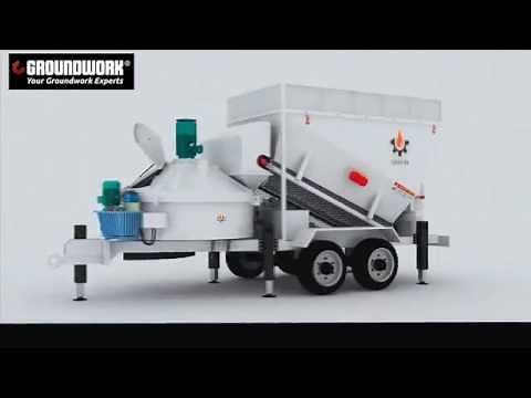 The Highly Efficient Mobile Concrete Batching Plant