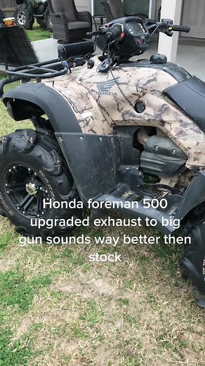 Enhancing Honda Foreman 500 Performance with Big Gun Evo U Exhaust