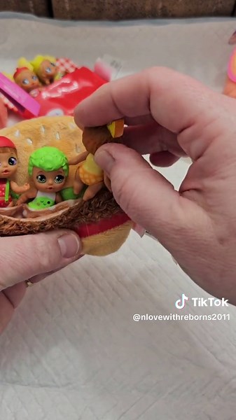 Unboxing Cute Baby Born Surprise Toys - Hamburger, Fries, and More!