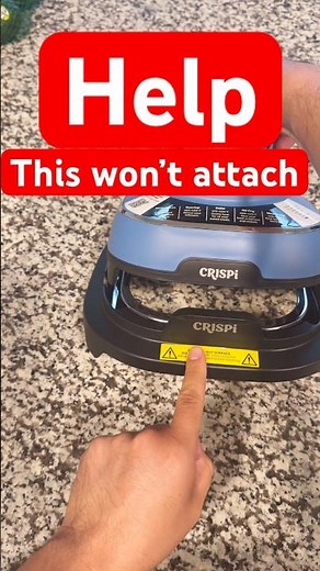 How to Attach Ninja Crispi Adapter #glassairfryer