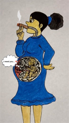 Smoking During Pregnancy… The Baby Pays the Price 💔🚬