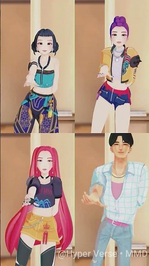 Kpop Demon Hunters MMD Simple Dimple TikTok