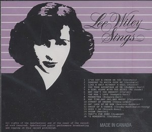 Lee Wiley - Lee Wiley Sings