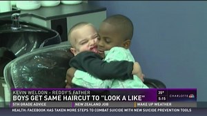 Buzz cut buddies think they're twins