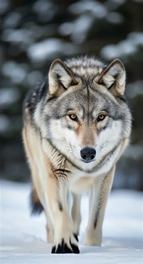A Perfectly Handsome Wolf Howling Under the Moonlight #wolves #wildlife #nature