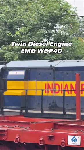 Diesel Locomotive Humming Sound Vibes 🚆🎧 #train #viral #shorts #emdlocomotive #wdp4d