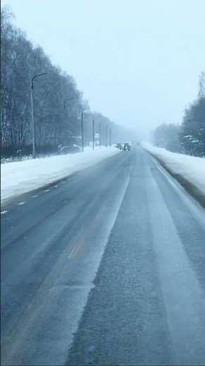 Watch This and Relax | Snowy Truck POV ASMR Highway Drive
