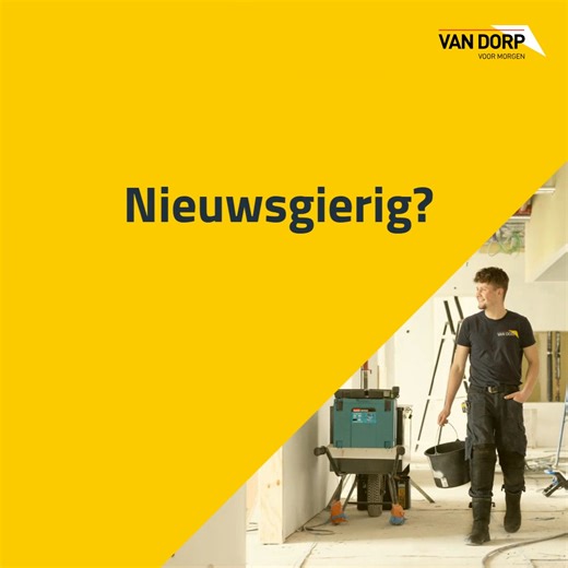 Techniek is meer dan iets installeren. Het is vakwerk en jij maakt het beter. Bij Van Dorp waarderen we dat! En dat voelt goed. | Van Dorp