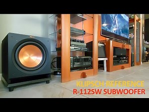 Klipsch Reference R-112SW Subwoofer Unboxing, Setup and Sound Test